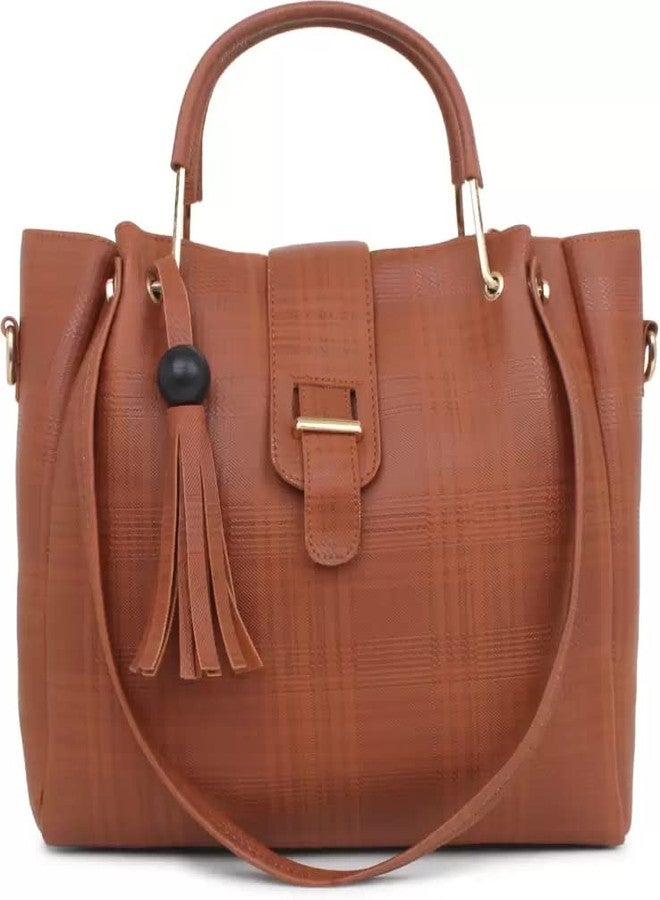 DANIEL CLARK Handbags For Women Combo (Set of 2) (Tangerine) - Image 2